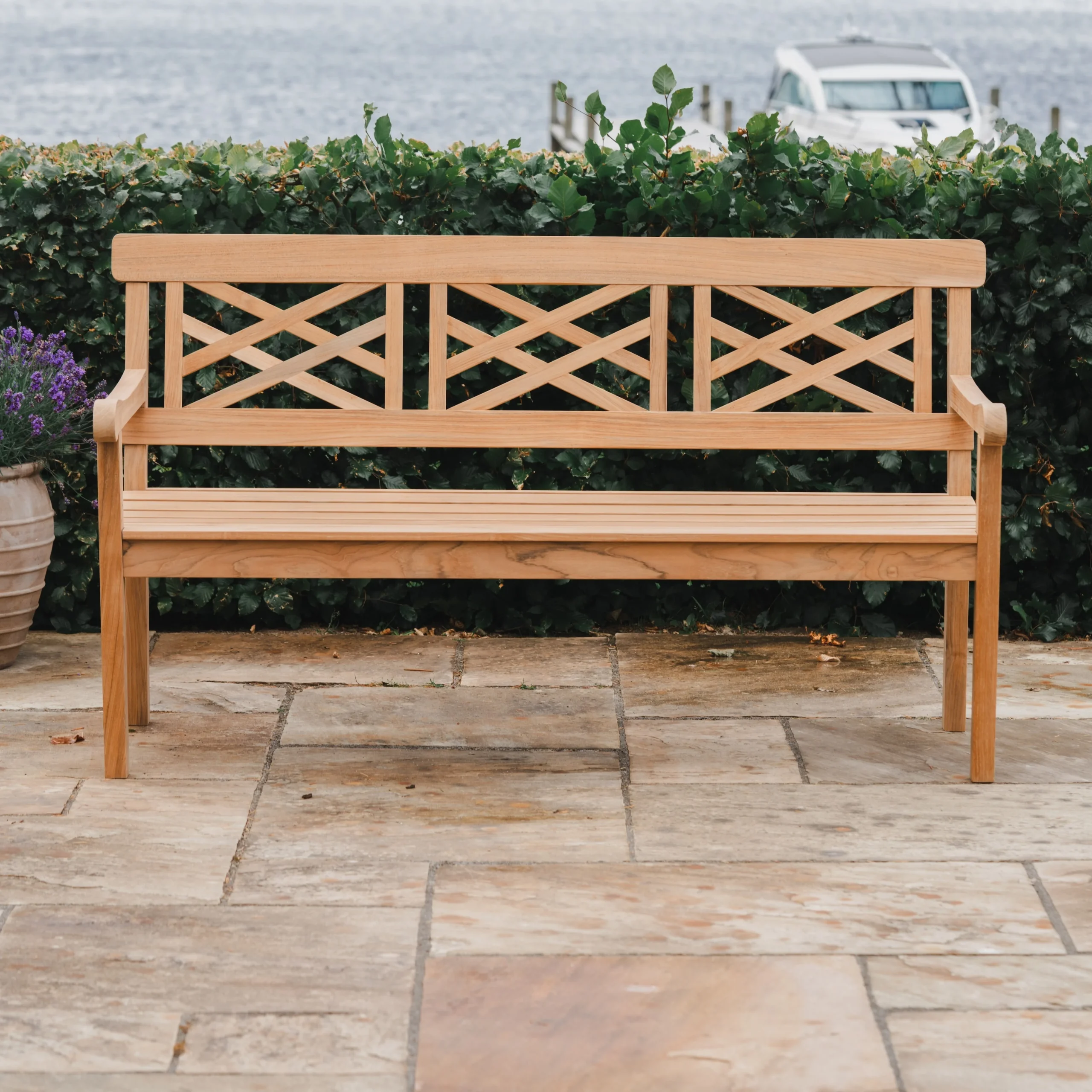 Tisvilde Garten Sitzbank Teak - Noble Denmark