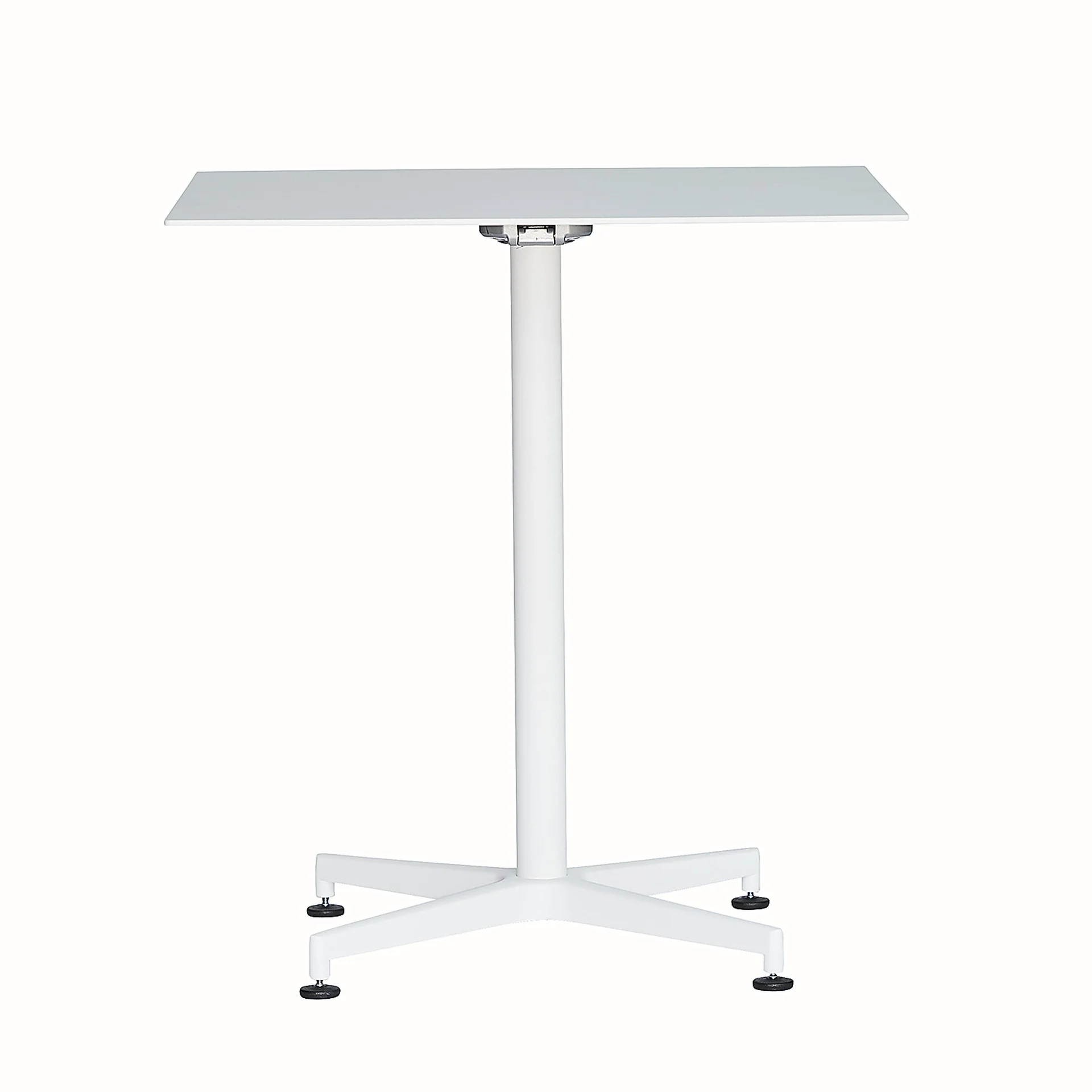 Gartenesstisch Vega aus Aluminium, modern, klappbar, quadratisch, weiß, für 4 Personen - Fiam