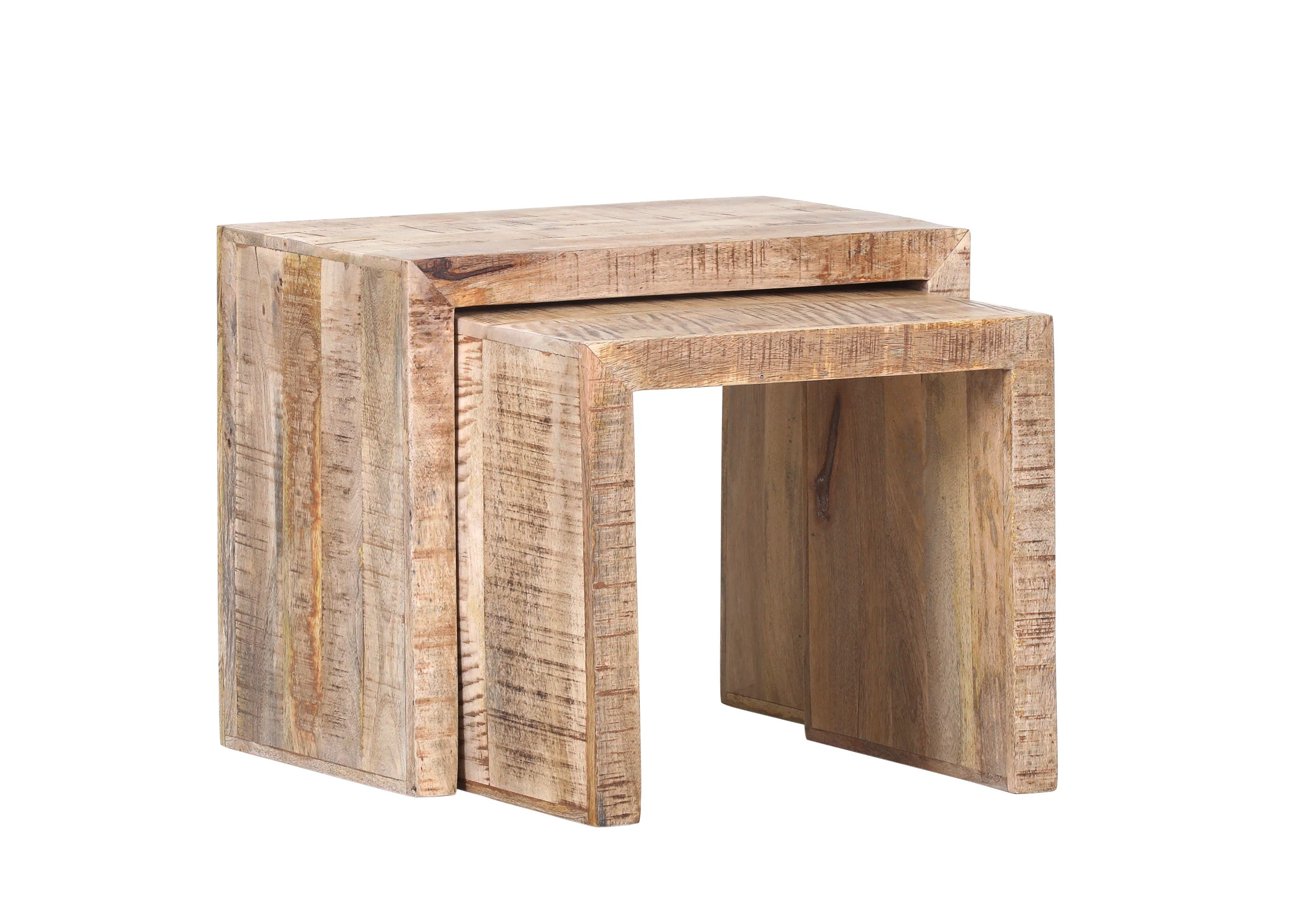 Gutmann Campesino Beistelltisch 2er Set aus Mangoholz - Gutmann Factory