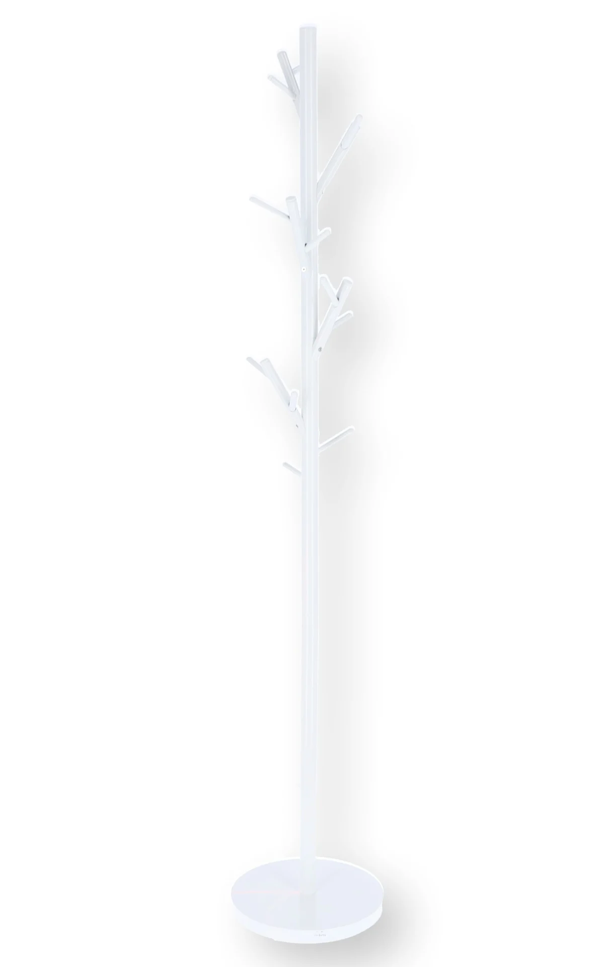 Kleiderständer Tree aus pulverbeschichtetem Metall, modern, Weiß, platzsparend für Dein Zuhause - Jan Kurtz