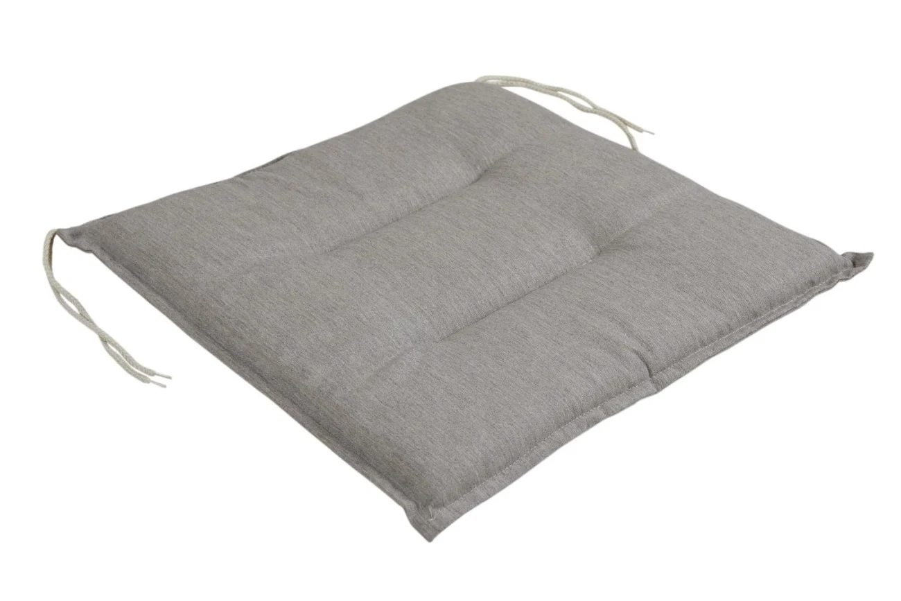 Sitzkissen Erpe von Brafab aus Stoff, modern, mit Befestigungsbändern, beige, für Gartenstühle