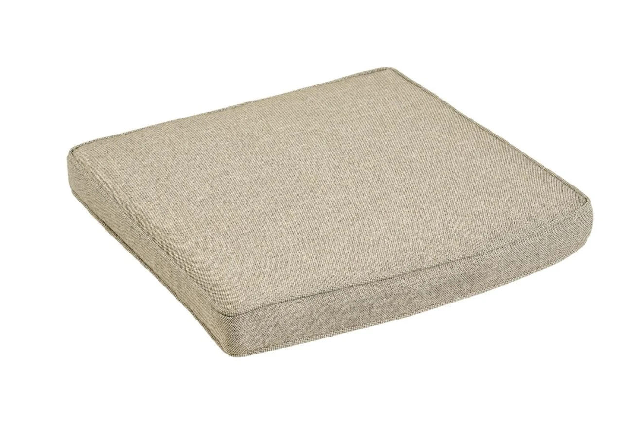 Sitzkissen Ninja aus strapazierfähigem Olefin-Stoff, klassisch, beige, bequem für Gartenstühle