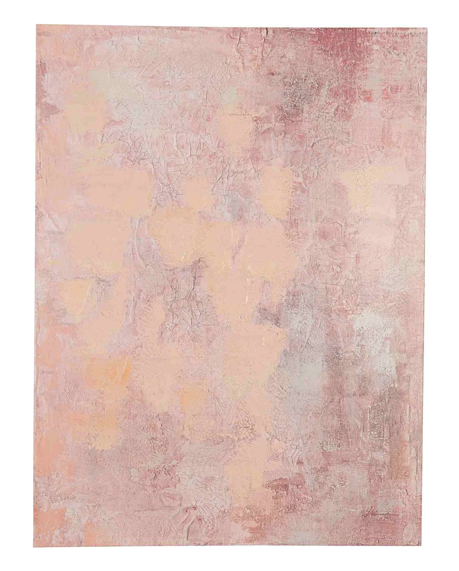 Bild Gemälde Pink Clouds auf Leinwand, klassischer Stil, rosa, 90x120 cm, hochwertig von Bizzotto