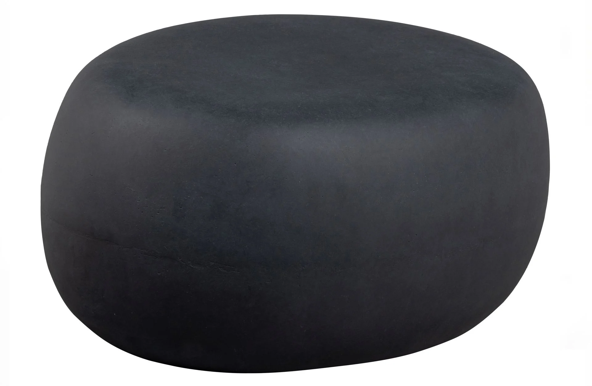Couchtisch Pebble aus Tonfaser, organisches Design, anthrazit, groß, robust und einzigartig - VTwonen