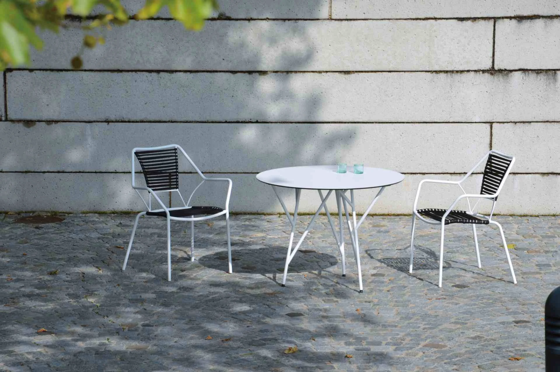 Esstisch Astwerk HPL, rundes Design, modern und pflegeleicht, Weiß, Ø 100 cm - Jan Kurtz
