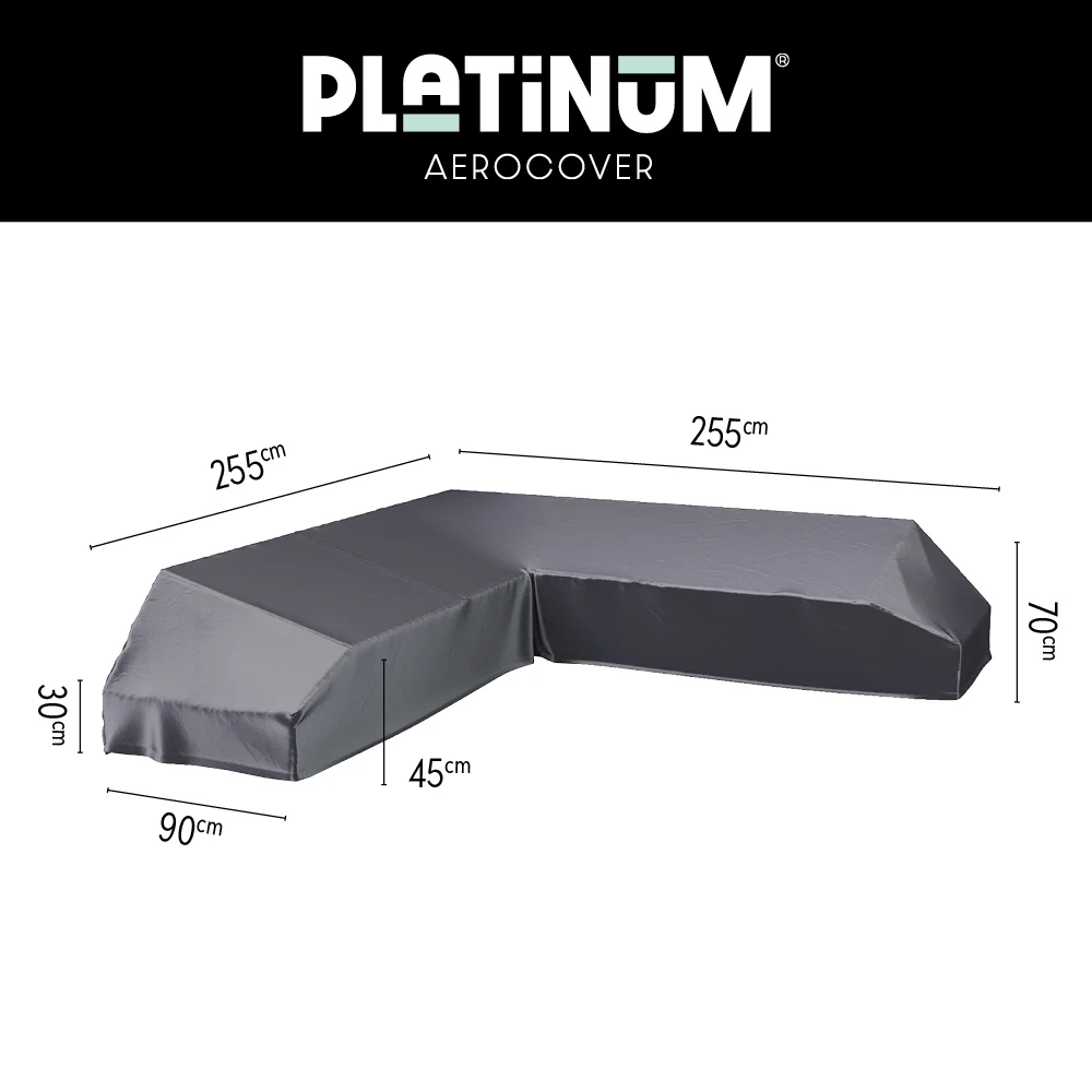 Aerocover Schutzhülle für Eck-Lounge - L-Form - Platform