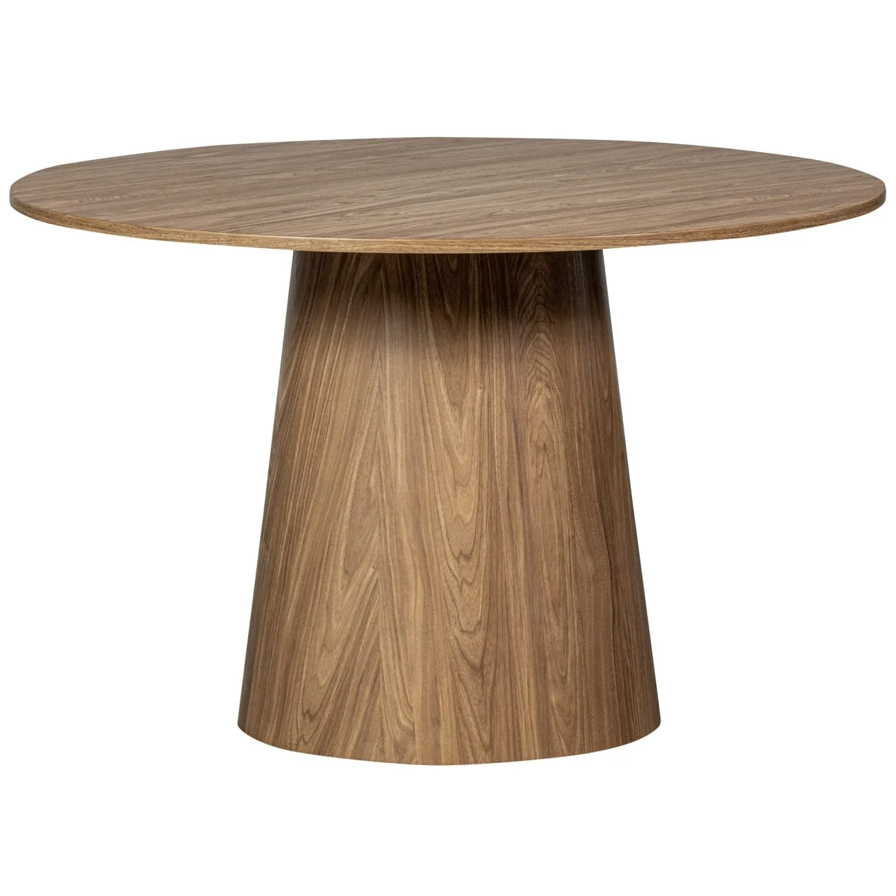Esstisch Maan aus Holz, modern rundes Design, natur, Ø 120 cm, für 4–5 Personen - Woood