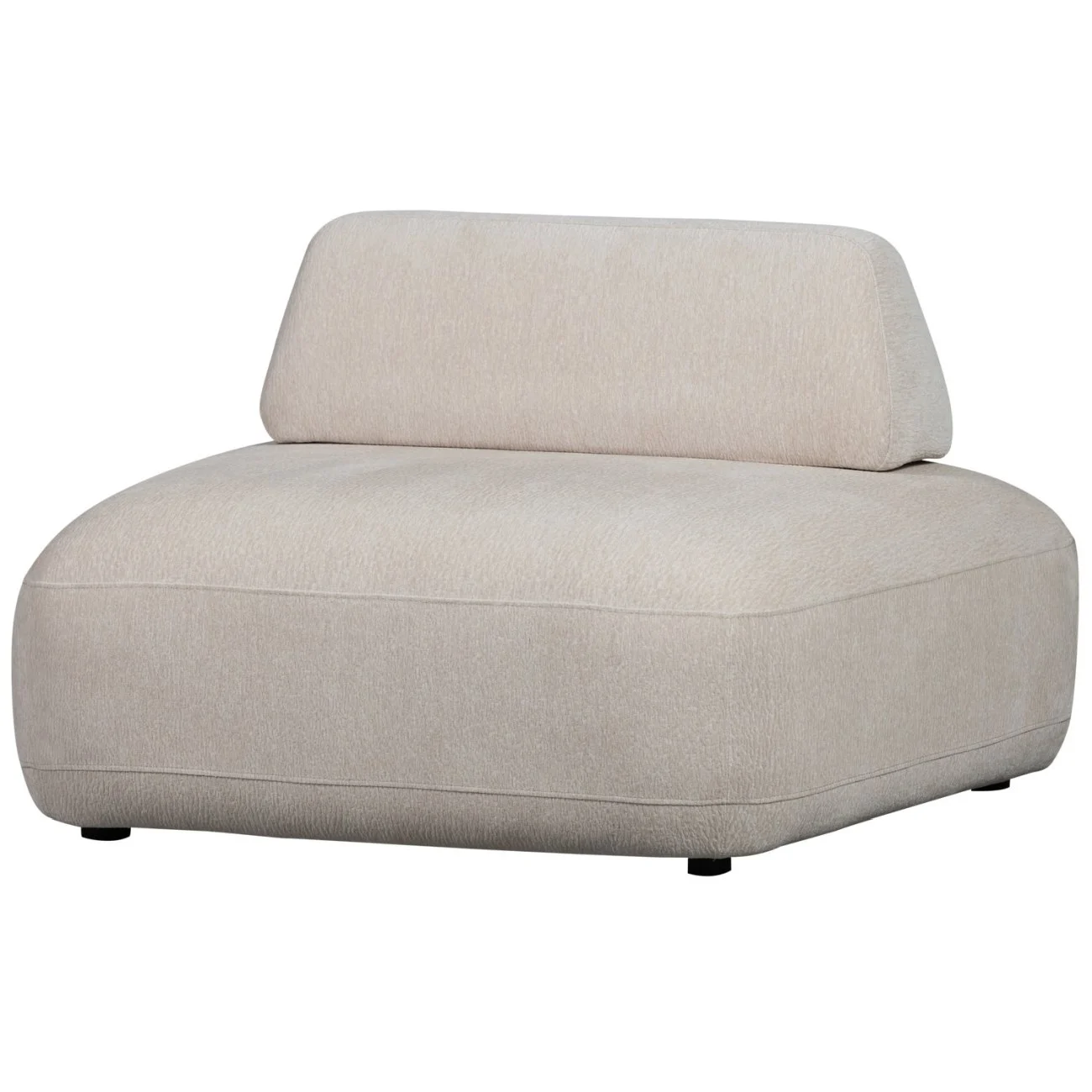 Sessel Sterck aus Jacquard-Stoff, bewegliche Rückenlehne, modern, Sand – besonders komfortabel für Dein Zuhause