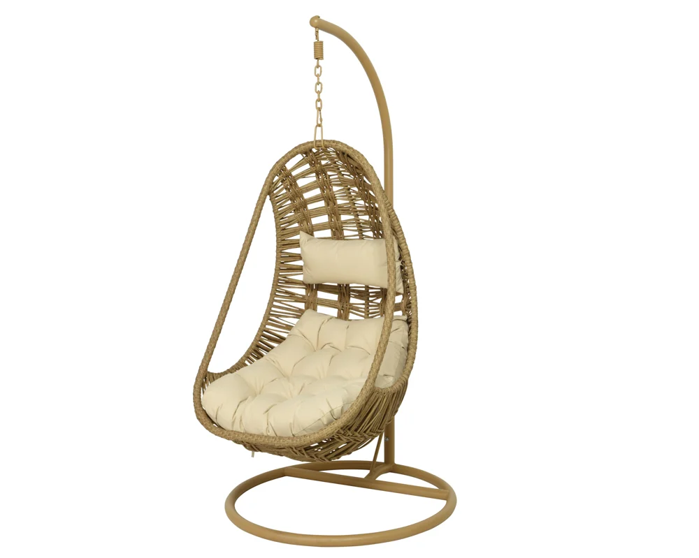 Kaemingk Cahuita Ei-Stuhl wicker Hängesessel natural