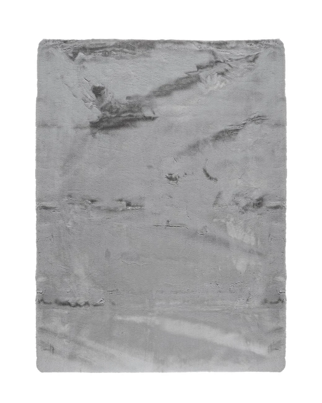 Teppich Tiril aus Polyester, modern, silber, 160x220 cm, pflegeleicht für den Innenbereich - Bizzotto