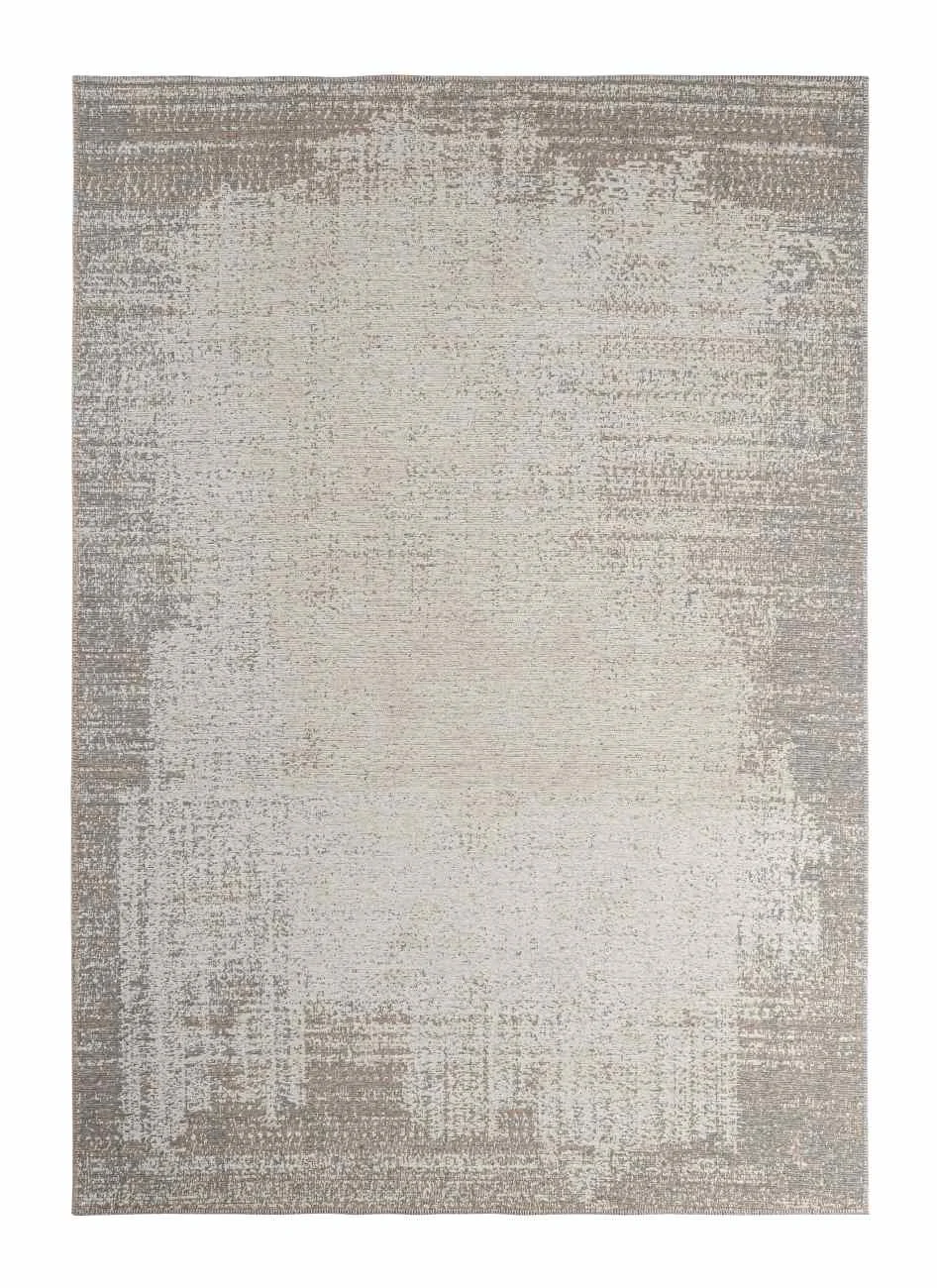 Teppich Silva aus Mischgewebe, modernes Design, blau grau, 200x290 cm, rechteckig - Bizzotto