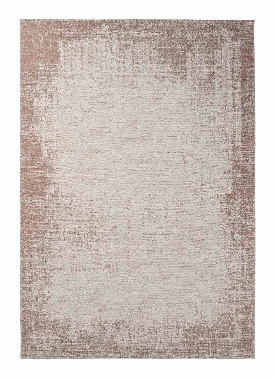Teppich Silva Mischgewebe, modern und pflegeleicht, rot grau, 200x290 cm - Bizzotto