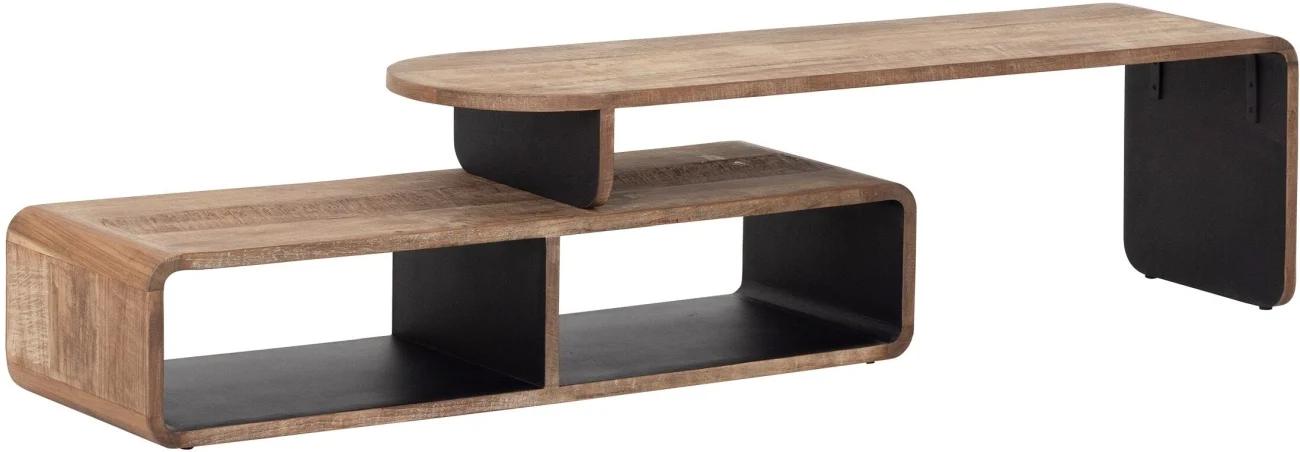 TV Board Evo aus recyceltem Teakholz, modern, natur, 150 cm Breite, nachhaltiges Design - dtp Home