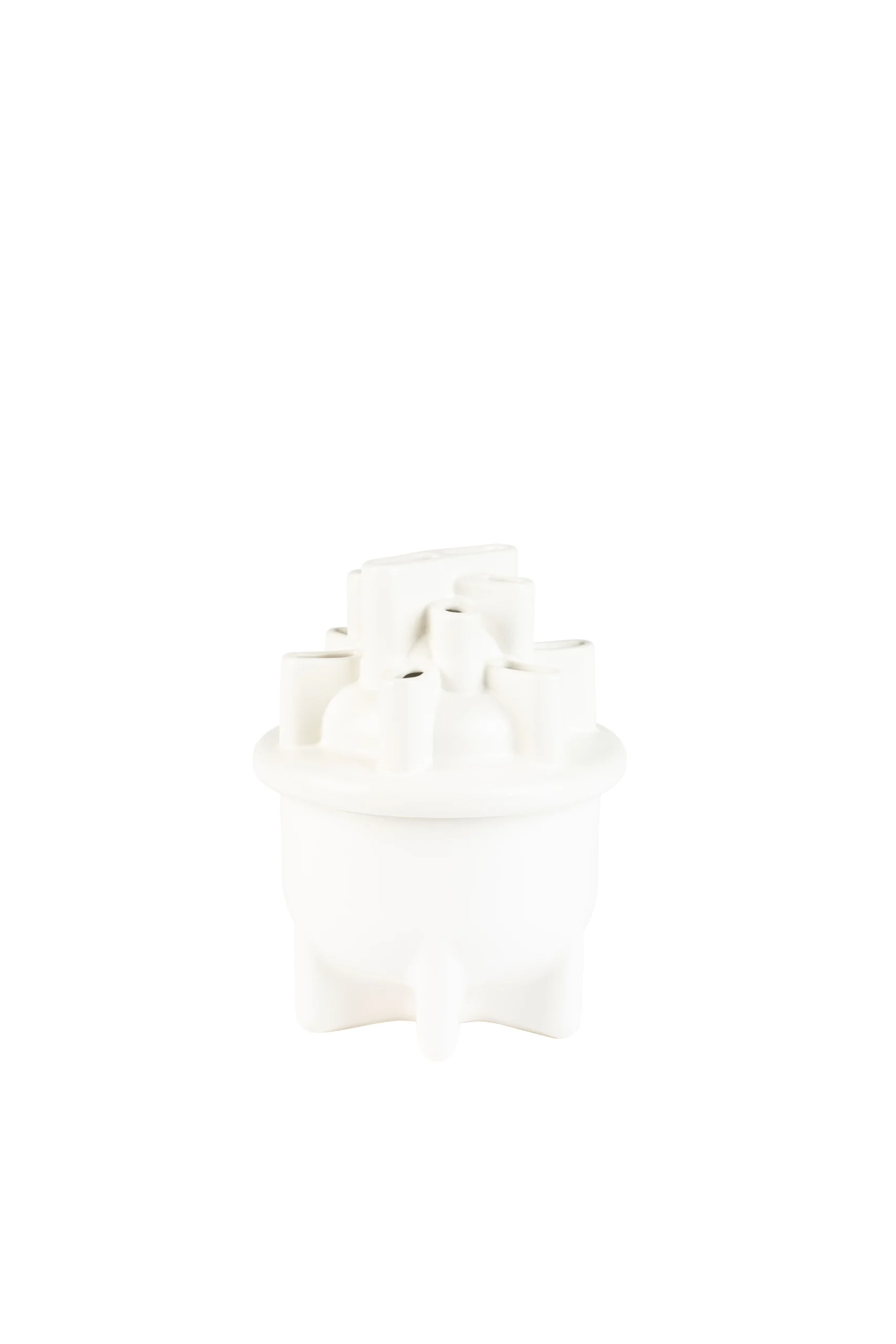 Zuiver Bassin Vase Keramik weiß