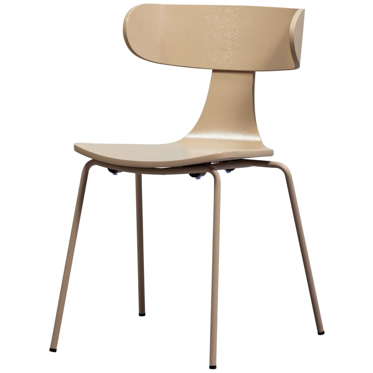 Esszimmerstuhl Form aus Eschenholz, skandinavisches Design, sandfarben, funktional und zeitlos - Woood