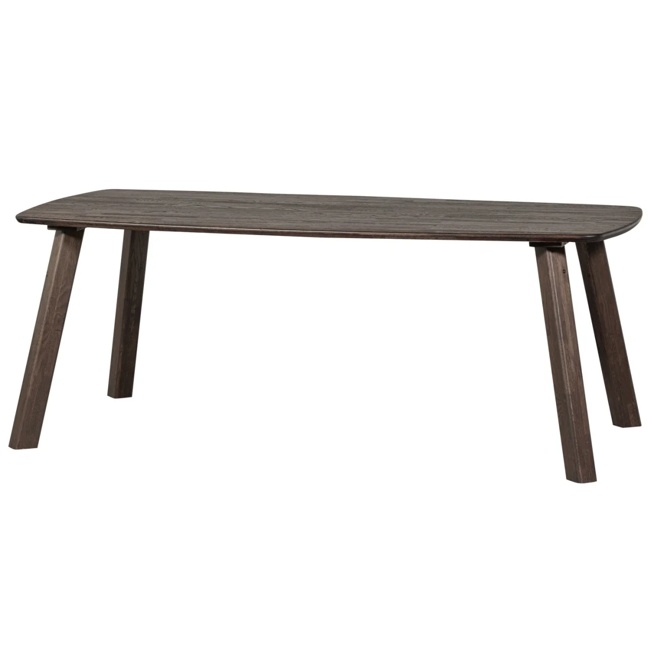 Esstisch Eiche oval, skandinavisch, Braun, 180x100 cm, für 6–8 Personen, flexibles Bein-Design