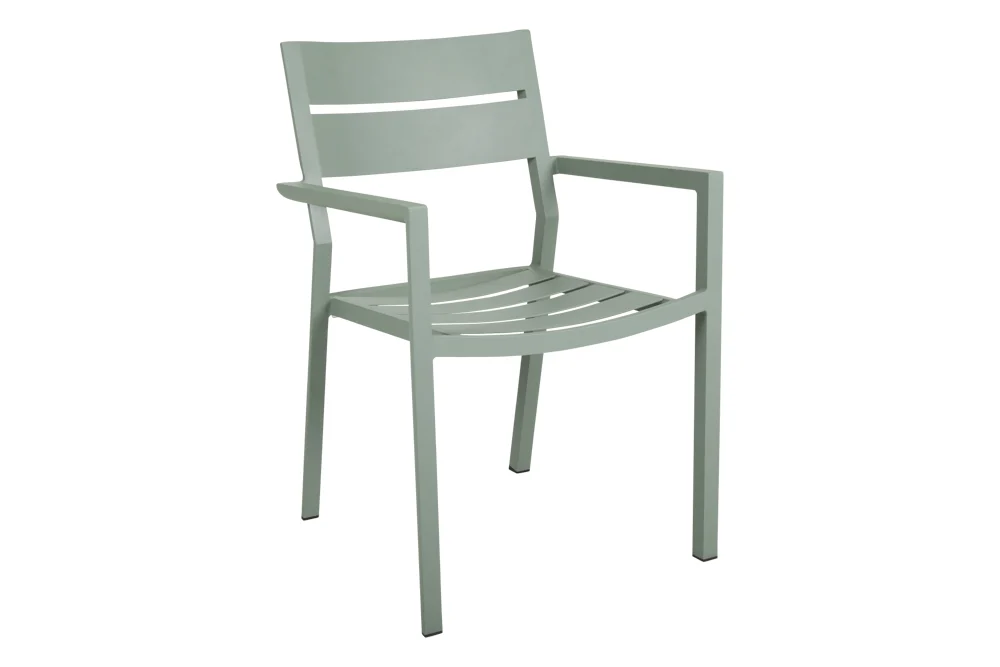 Brafab Delia Gartenstuhl mit Armlehne Aluminium pulverbeschichtet