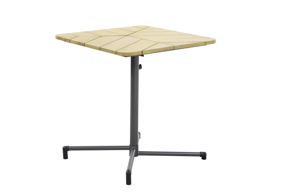 MWH Blomst Klapptisch Teak/Stahl eckig
