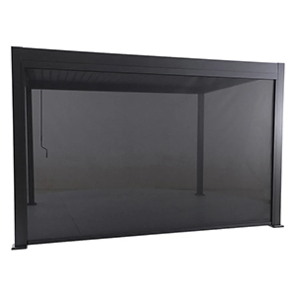 MWH Lino Vorhang Wand Matt Grey