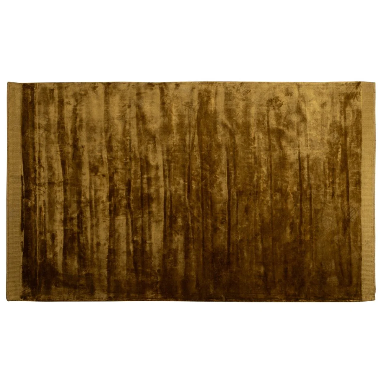 Teppich Tammo aus Viskose und Baumwolle, modern, honiggelb, 200x300 cm, rechteckig - Woood