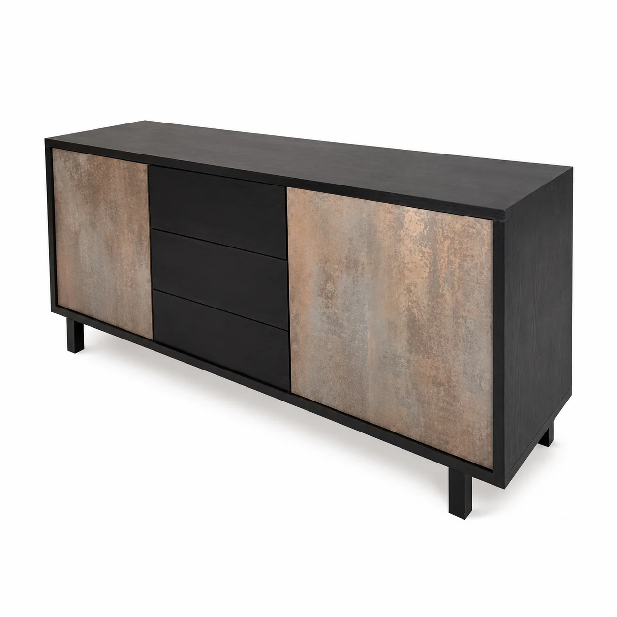 Urban Sideboard Esche schwarz | Outlet - FASMAS