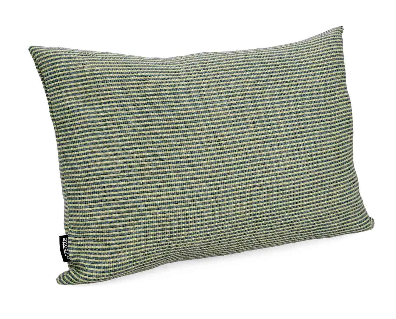 Outdoor Kissen Merve 2er-Set aus Melange-Stoff, wasserabweisend, modern, grün, 60x40 cm