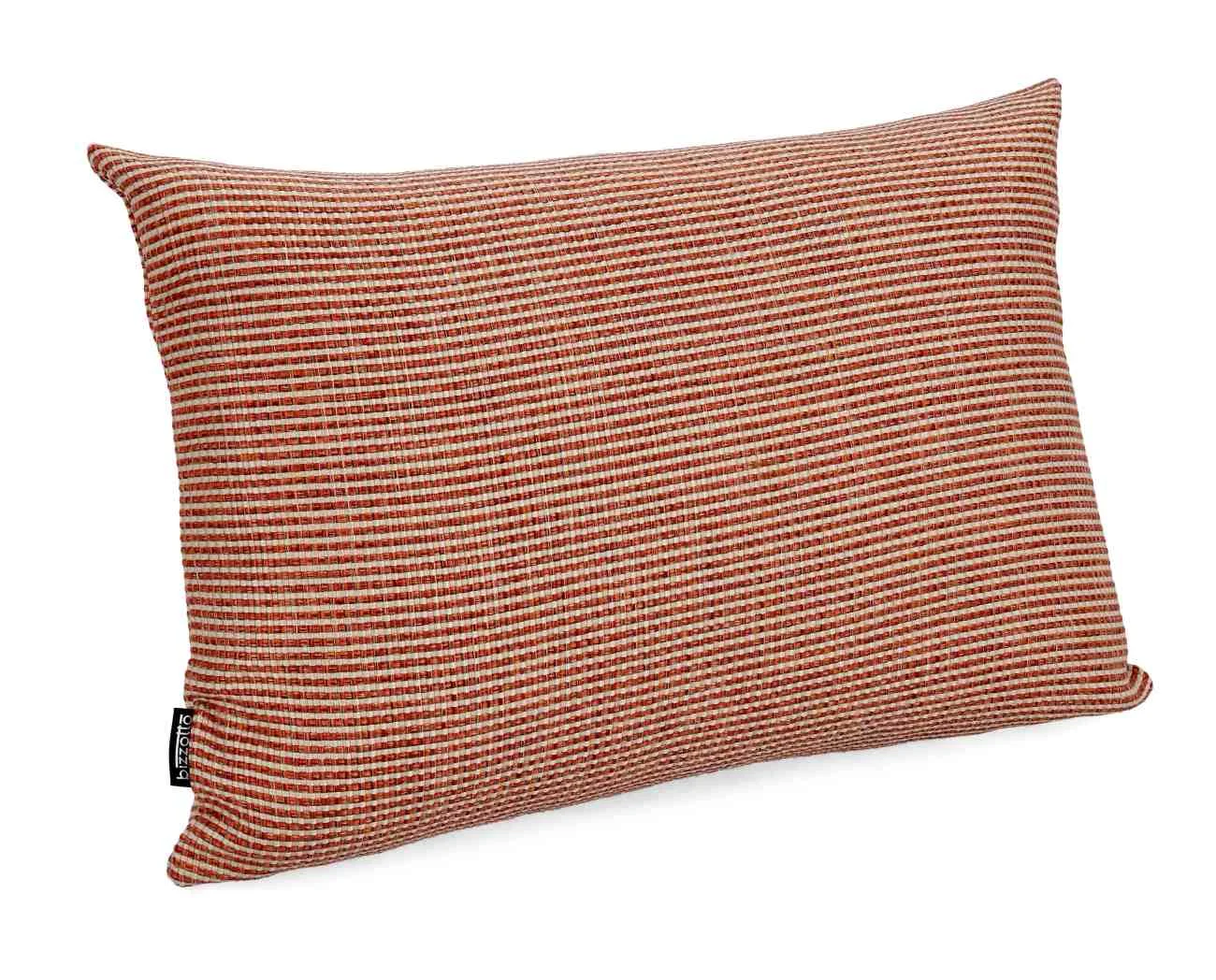 Outdoor Kissen Merve aus Melange-Stoff, wasserabweisend, 2er-Set, Orange, 60x40 cm