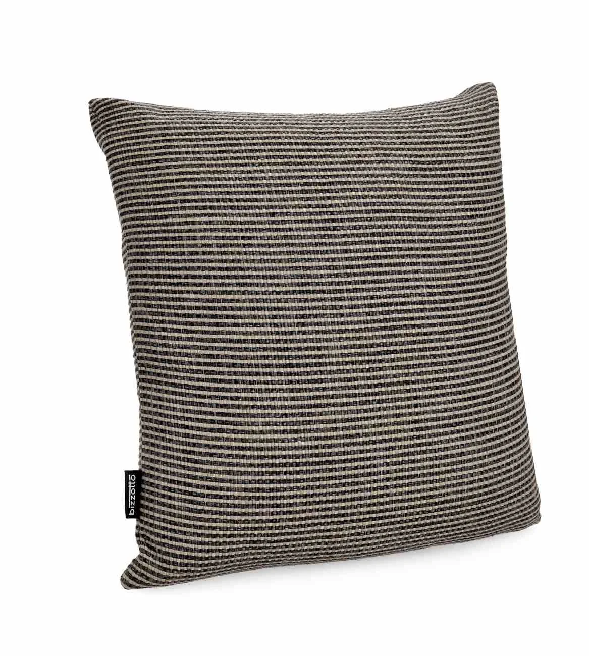 Outdoor Kissen Merve 2er-Set aus Melange-Stoff, wasserabweisend, braun, 50x50 cm