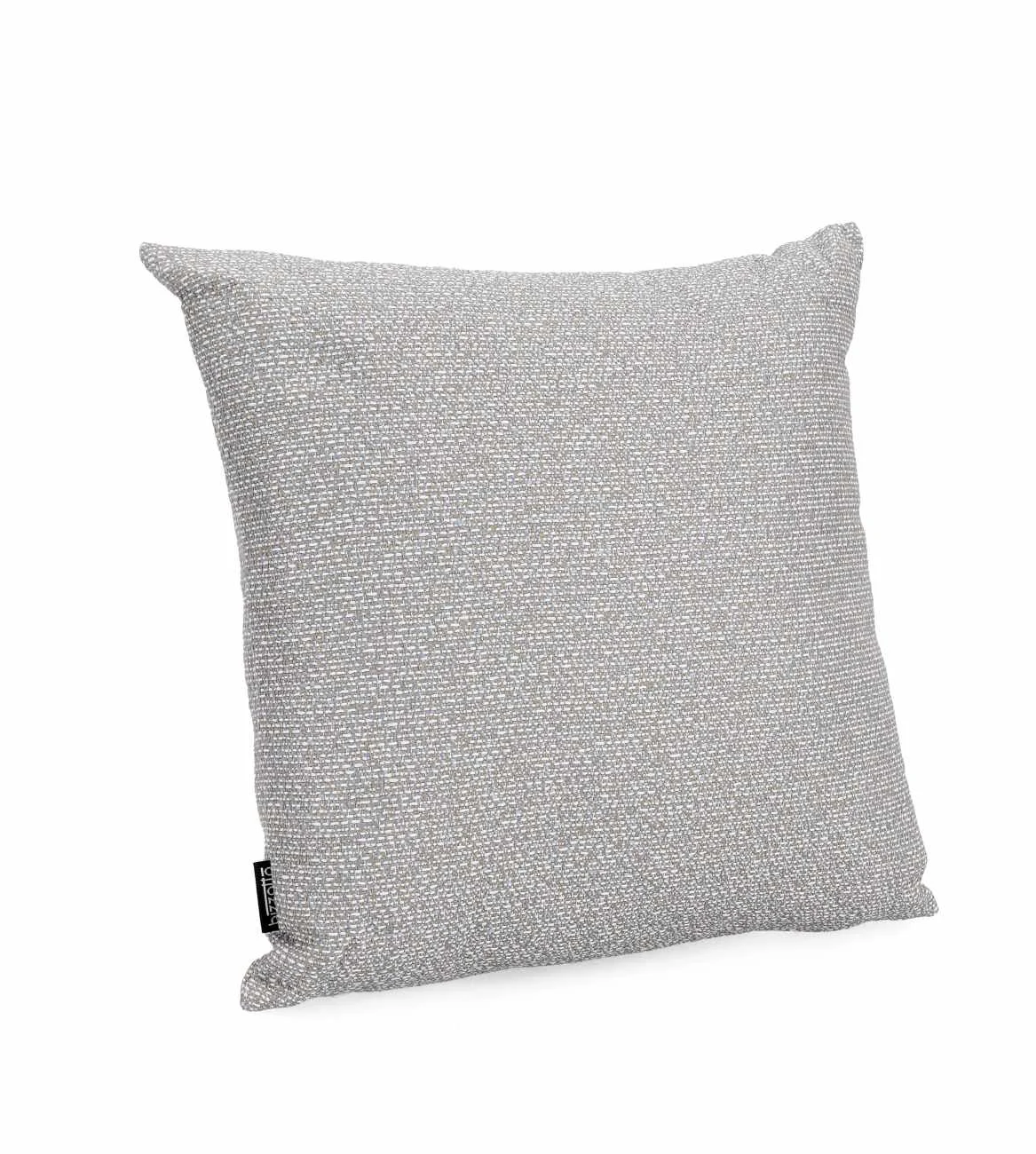 Outdoor Kissen Sirin 2er-Set aus Olefin-Stoff, wasserabweisend, modern, grau, 45x45 cm