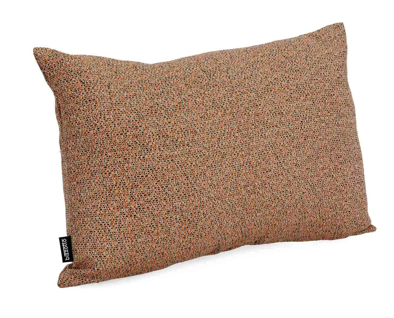 Outdoor Kissen Sirin aus Olefin-Stoff, wasserabweisend, modern, 2er-Set in Braun, 60x40 cm