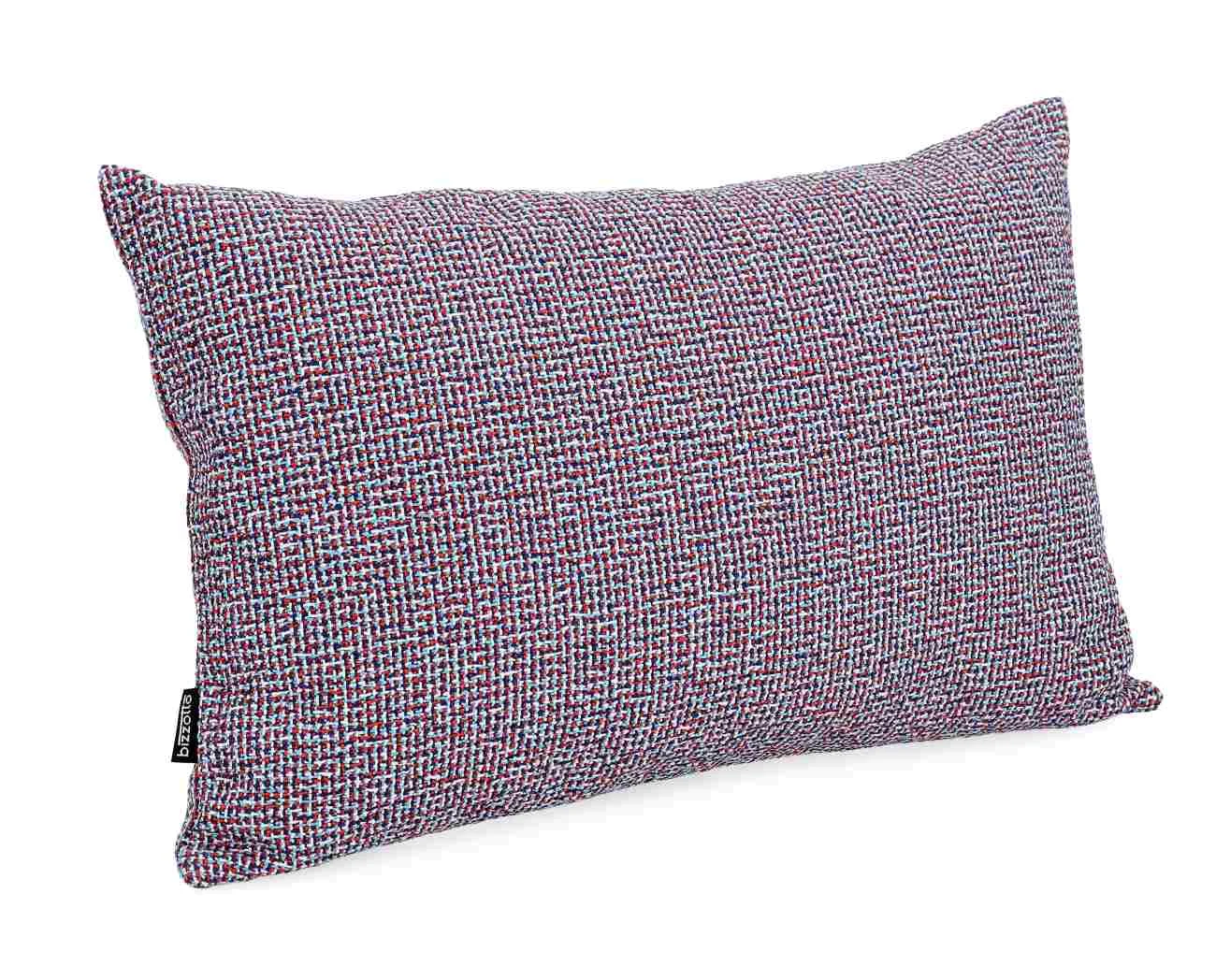 Outdoor Kissen Dilana aus Olefin-Stoff, wasserabweisend und abnehmbar, Blau, 2er-Set, 60x40 cm