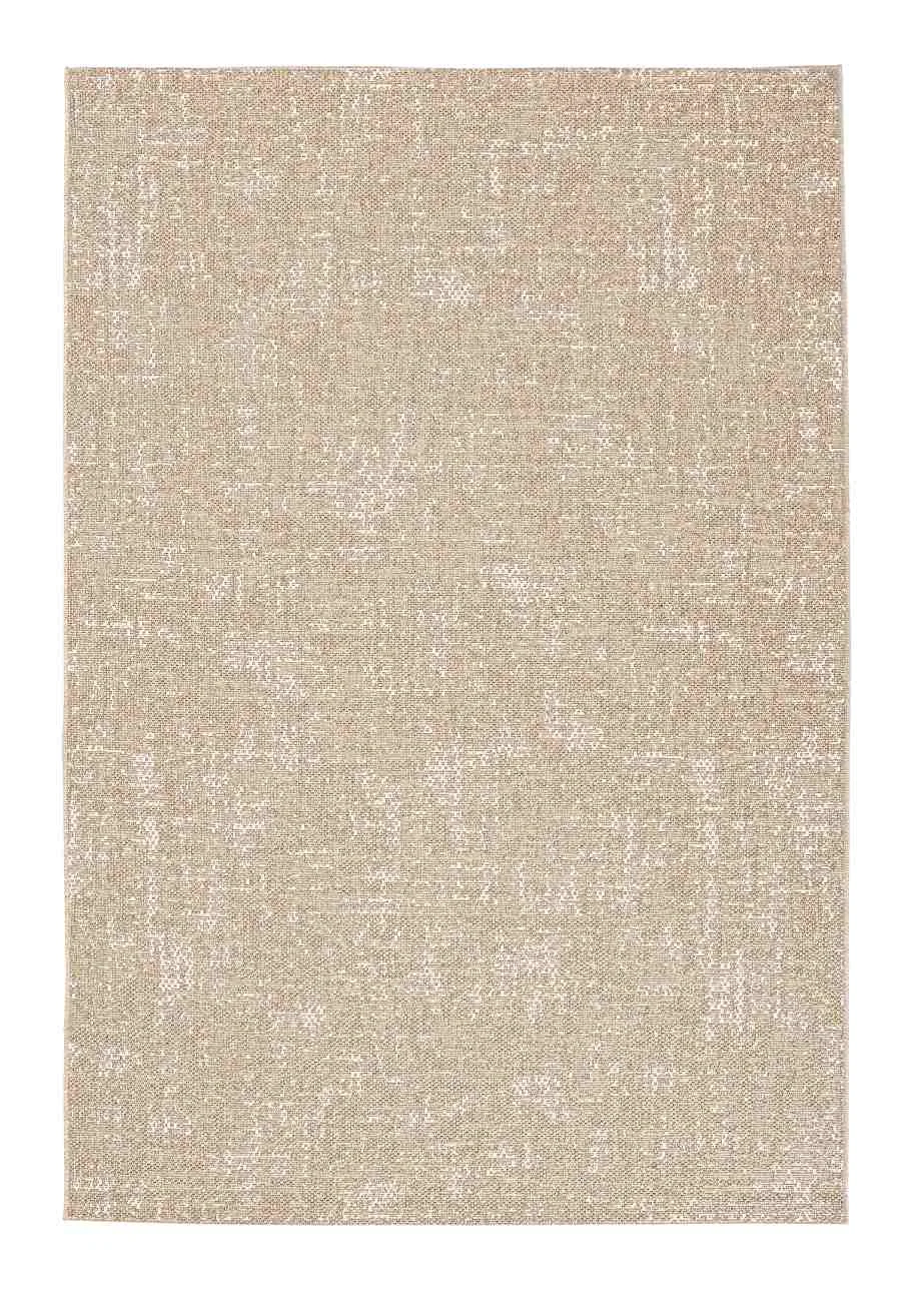 Outdoor Teppich Lian aus robustem Kunststoff, modern, Beige, 200x290 cm, ideal für draußen - Bizzotto