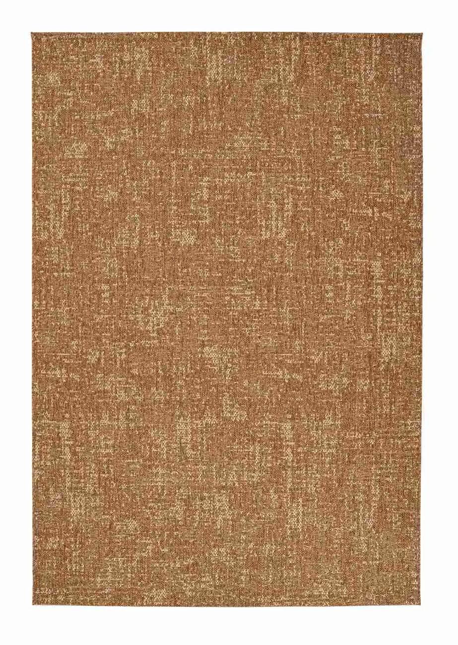 Outdoor Teppich Lian aus Kunststoff, modern, braun, pflegeleicht, 200x290 cm - Bizzotto