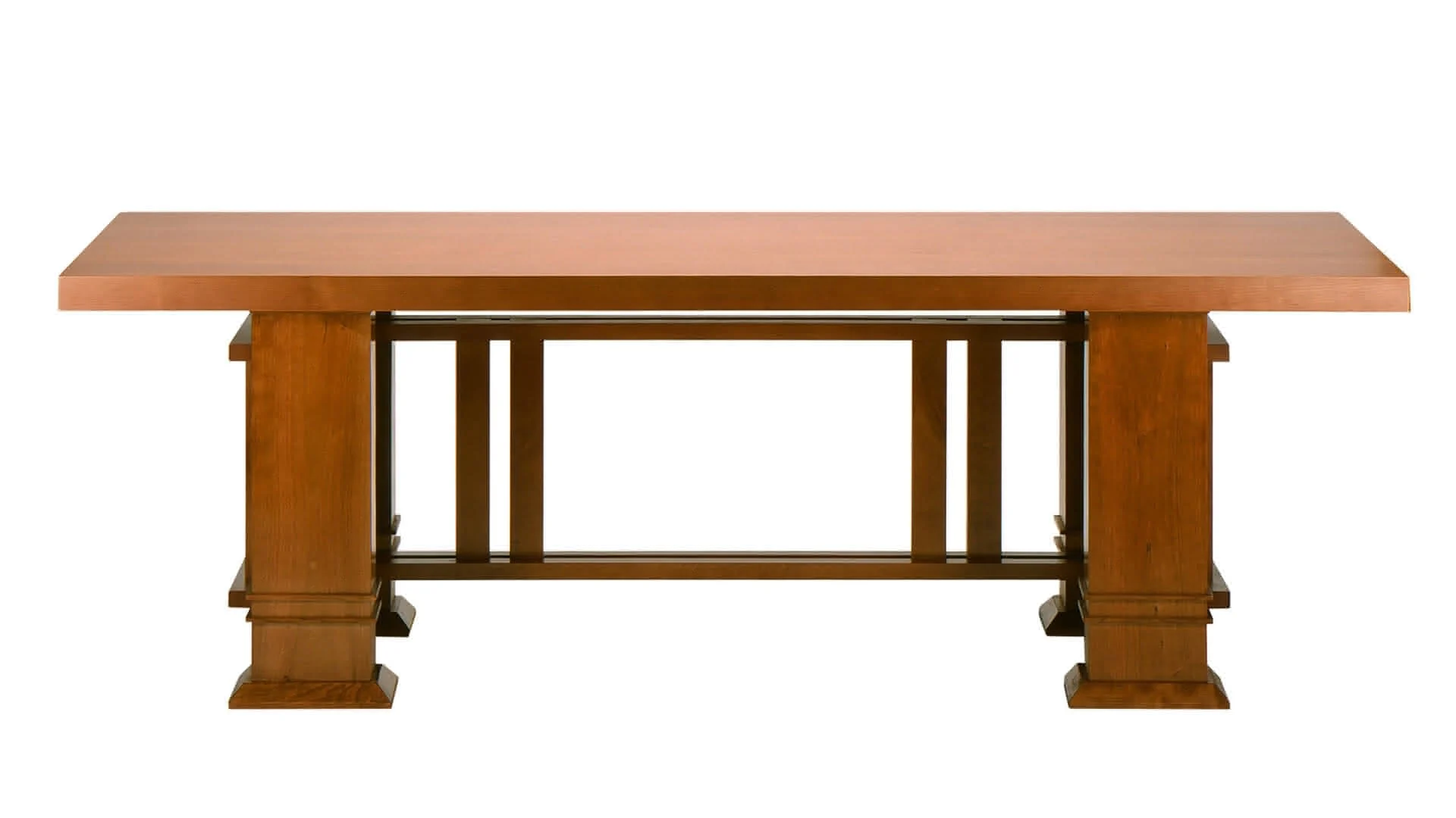 Allen rechteckiger tisch aus massivkirschholz - Made Milano