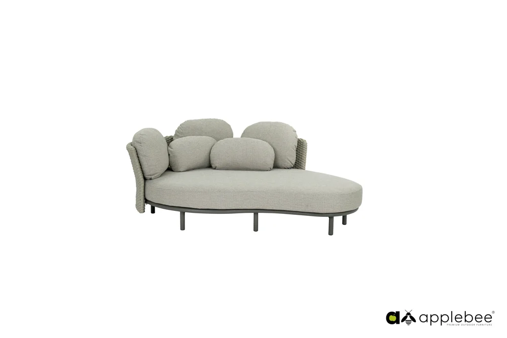 Apple Bee Chill Out Daybed Aluminium Taupe mid Grey