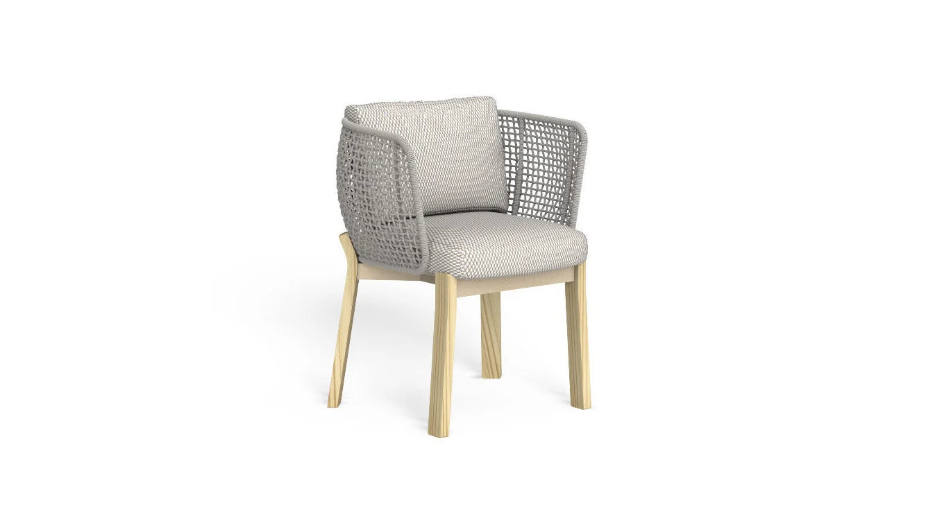 ARGO WOOD OUTDOOR DINING ESS- STUHL