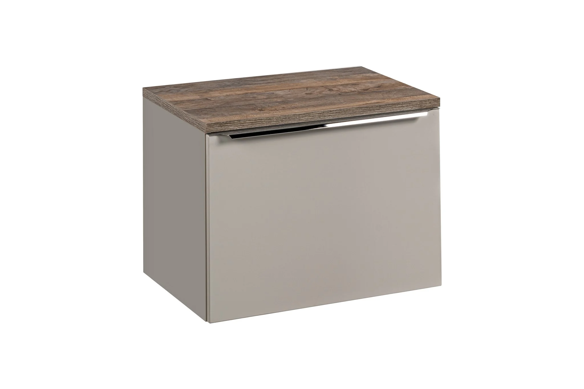 Waschtischunterschrank 60cm AKAN Taupe ohne Waschtisch - Fun Moebel
