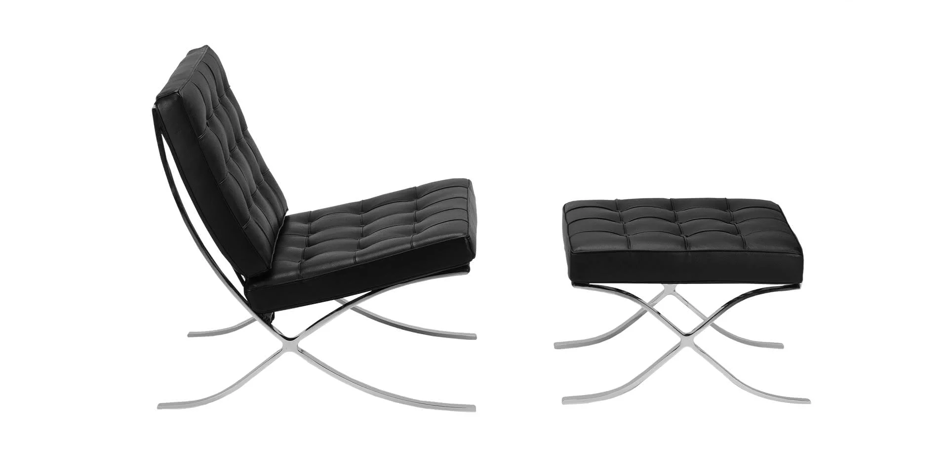 Barcelona set sessel und hocker - Made Milano