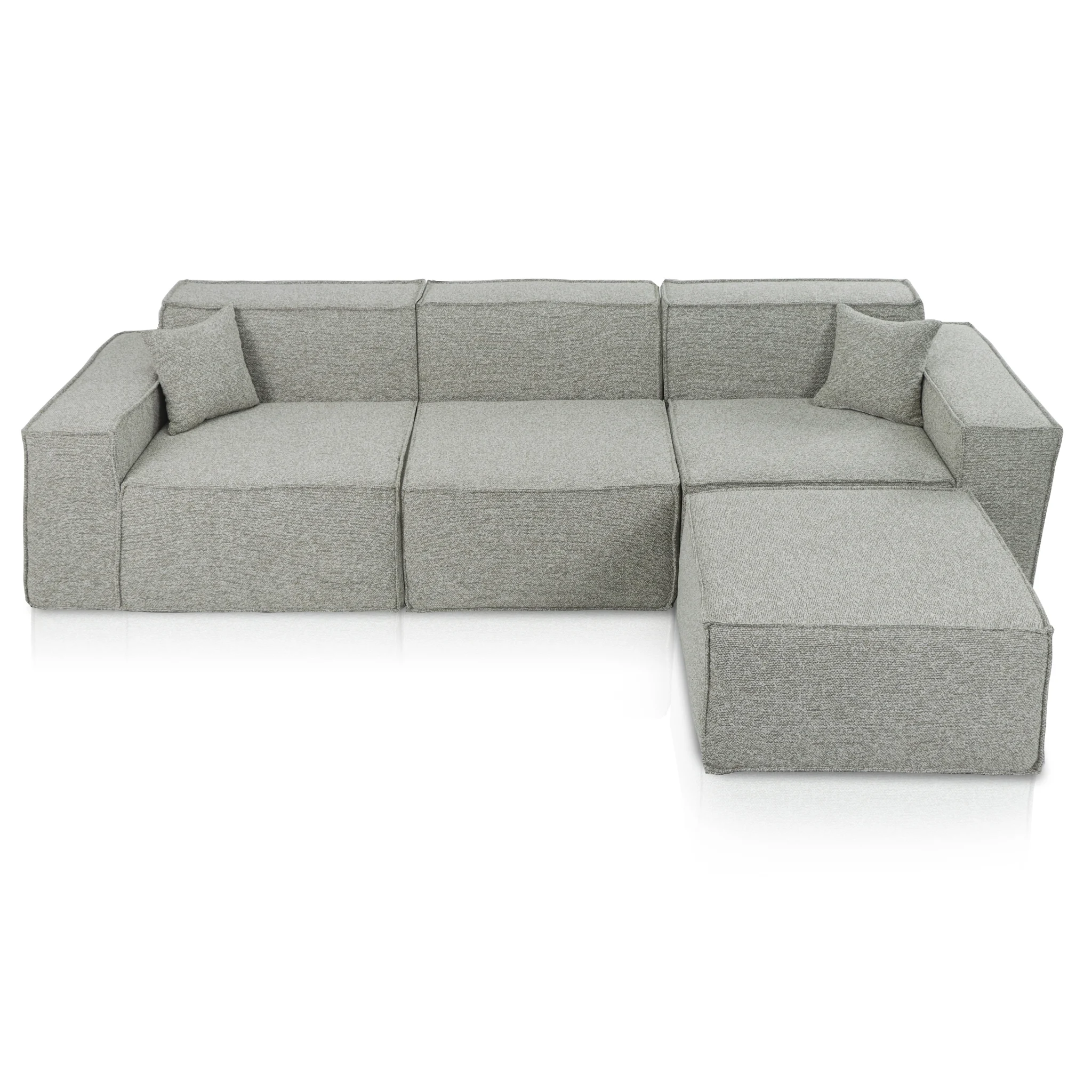 Beat Ecksofa Bouclé Taupe - Popsofa