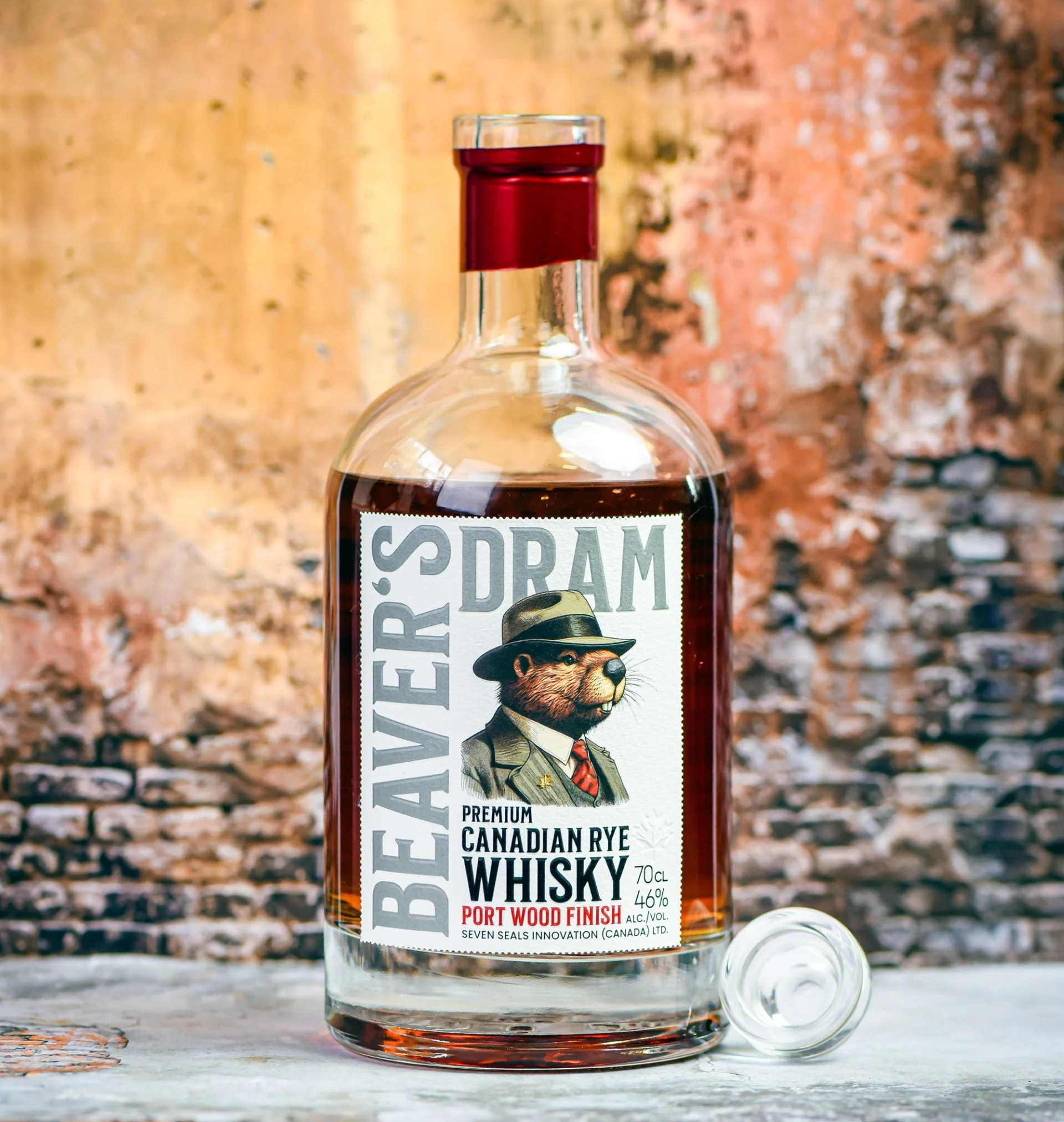 Beaver´s Dram Candian Rye Whisky Port Wood Finish - FASMAS