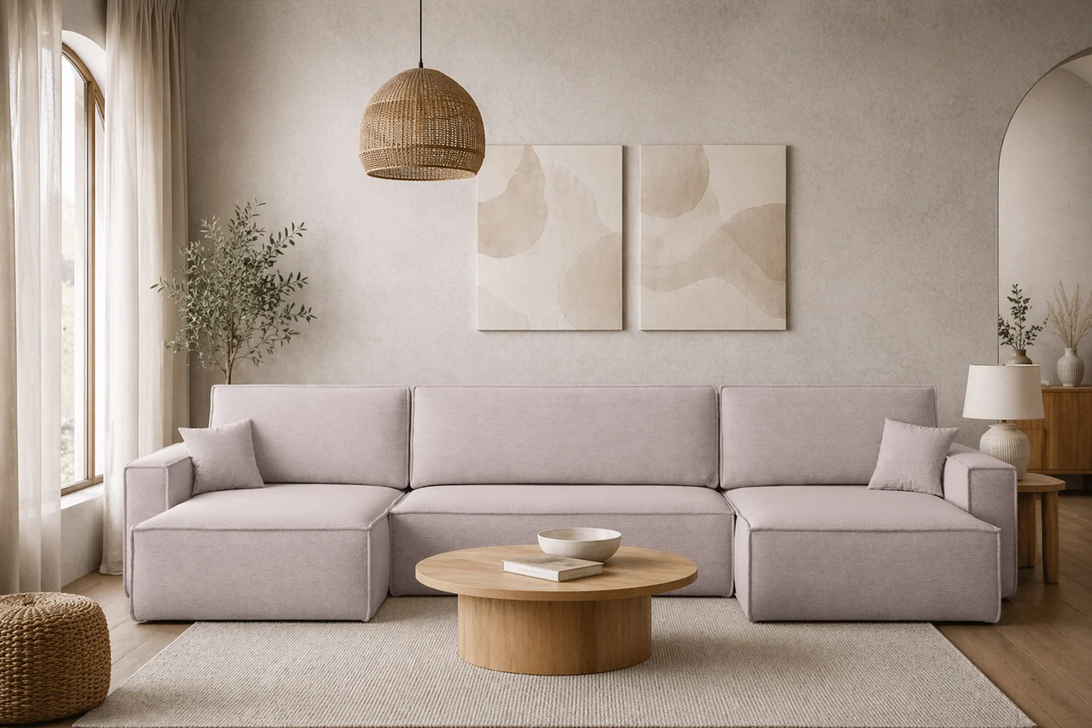 Ecksofa mit Schlaffunktion und Bettkasten, Eckcouch BEST U XL stoff Verita