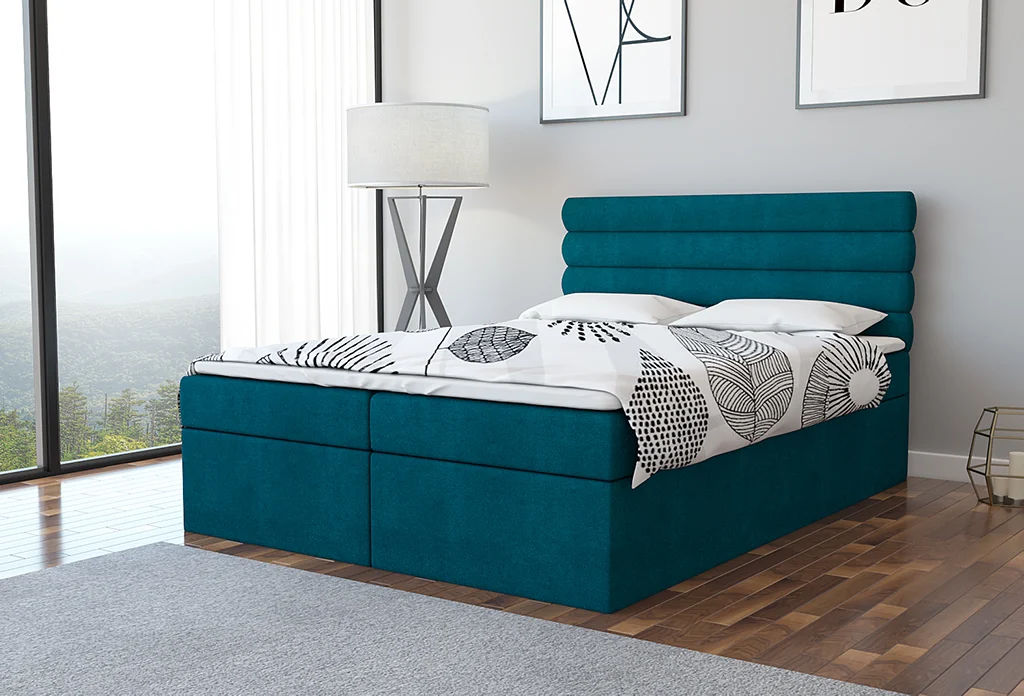 Boxspringbett Schlafzimmerbett ANNIK 200x200cm inkl.Bettkasten - Fun Moebel