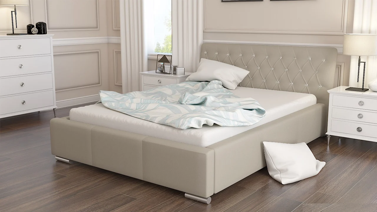 Polsterbett Bett Doppelbett BIAGIO 180x200cm inkl.Lattenrost - Fun Moebel