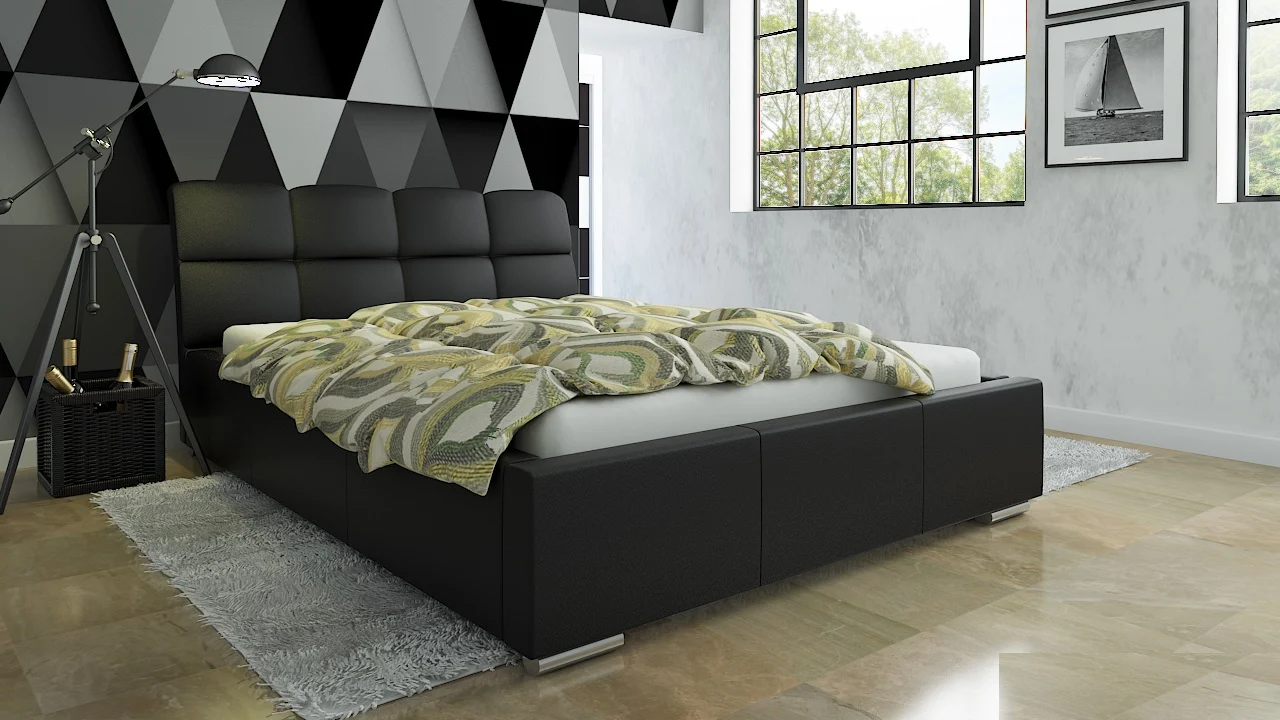 Polsterbett Bett Doppelbett CATELLO 200x200cm inkl.Bettkasten - Fun Moebel