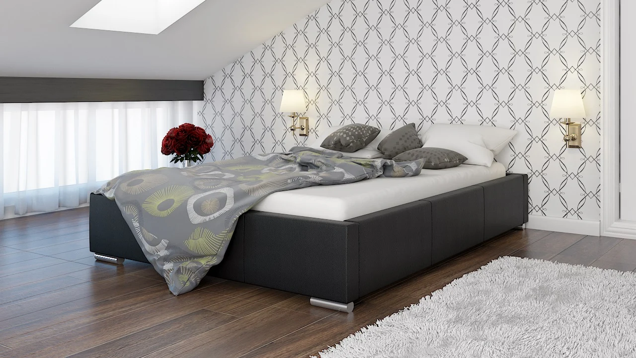 Polsterbett Bett Doppelbett GIUSTO 200x200cm inkl.Bettkasten - Fun Moebel