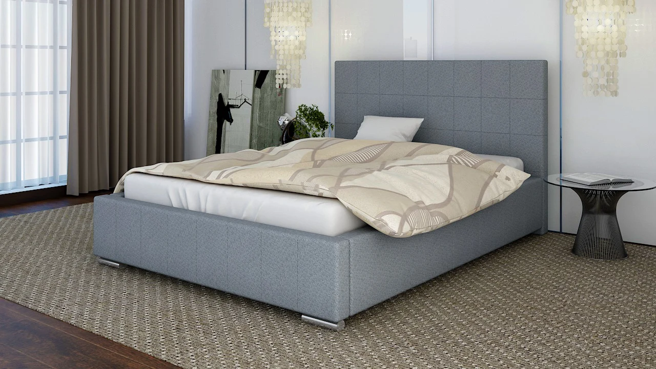 Polsterbett Bett Doppelbett GIORGIO L 140x200cm inkl.Lattenrost - Fun Moebel