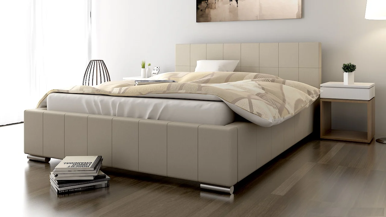 Polsterbett Bett Doppelbett GIORGIO 200x200cm inkl.Bettkasten - Fun Moebel
