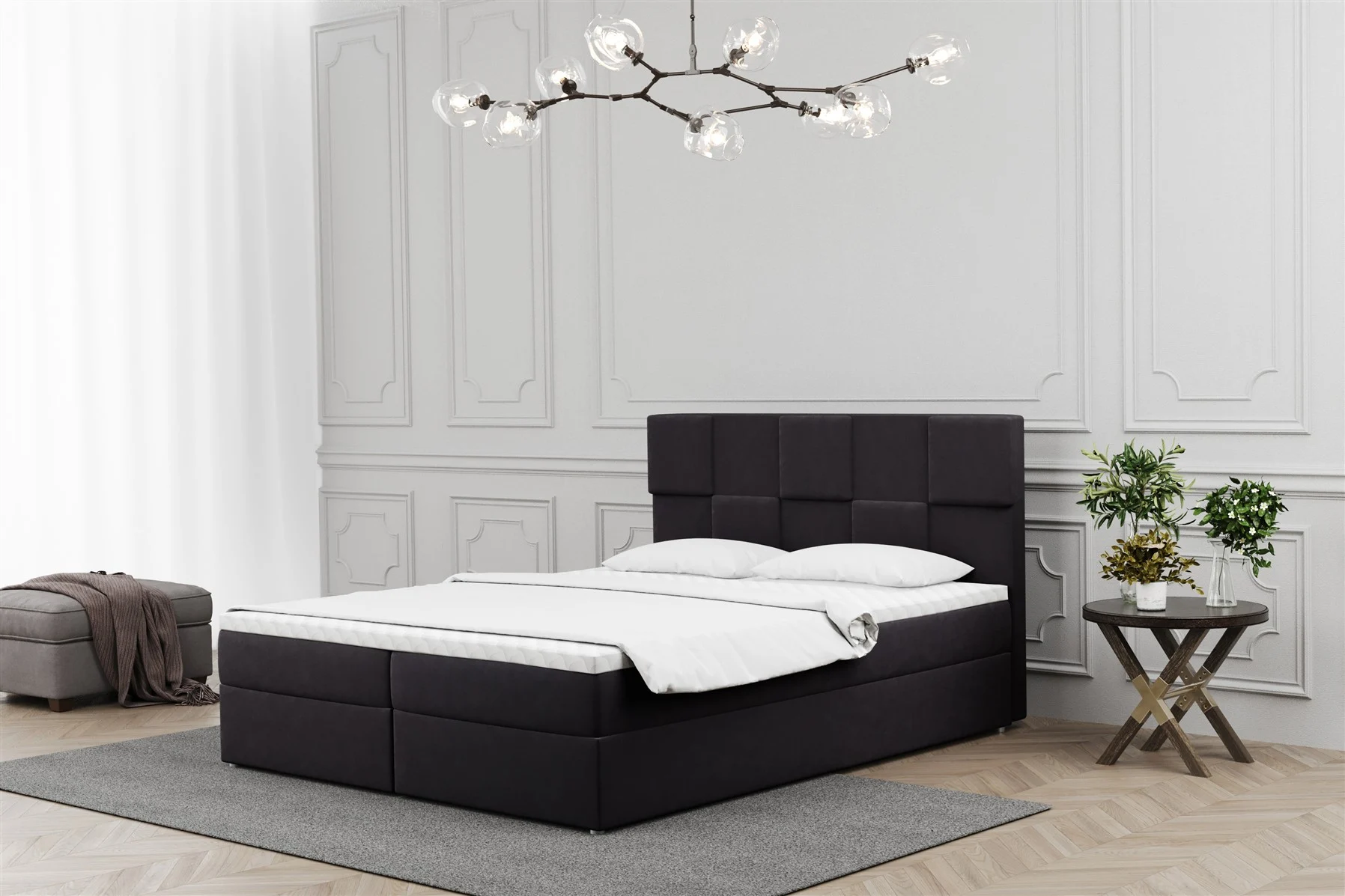 Boxspringbett Schlafzimmerbett JOLIE 160x200cm in div. Farbvarianten - Fun Moebel