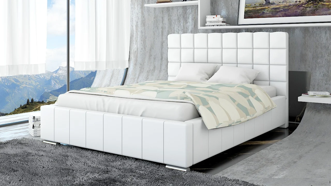 Polsterbett Bett Doppelbett MATTEO 160x200cm inkl.Bettkasten - Fun Moebel