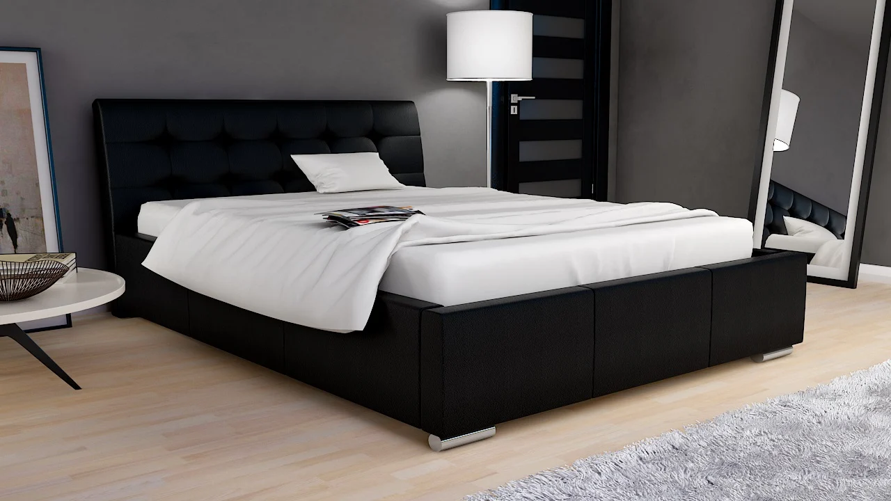 Polsterbett Bett Doppelbett MICA 200x200cm inkl.Bettkasten - Fun Moebel